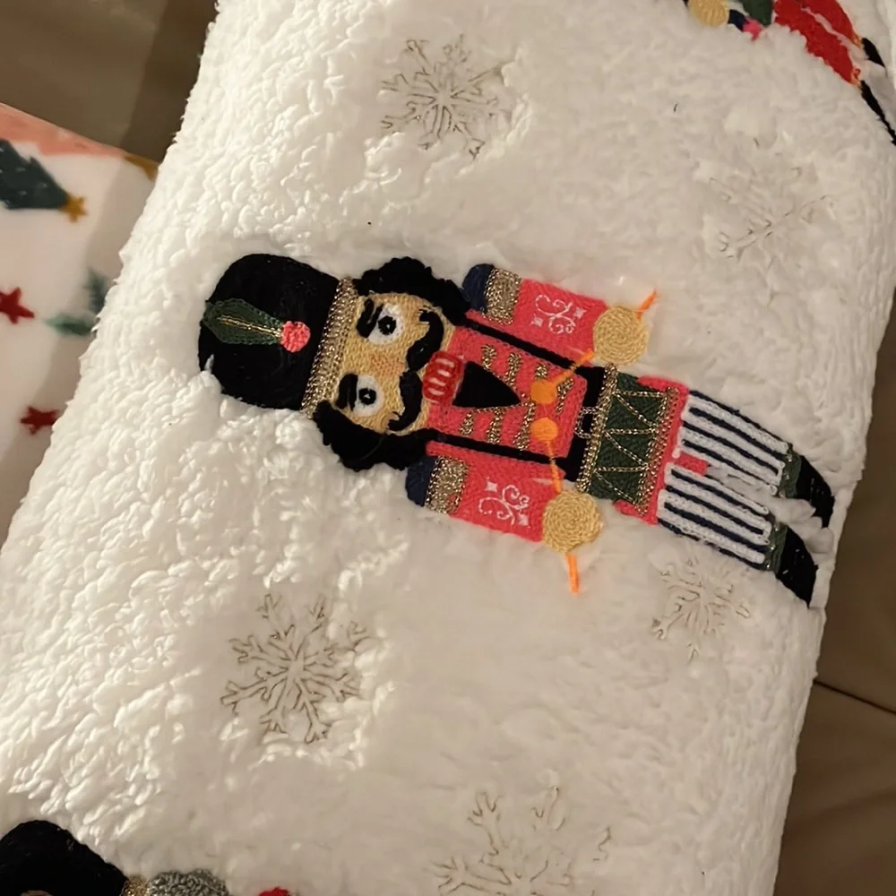 Sherpa Nutcracker Pillow